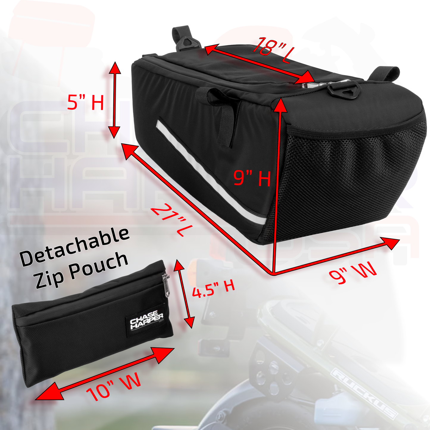 Chase Harper USA 5000 Honda Ruckus Under the Seat Bag