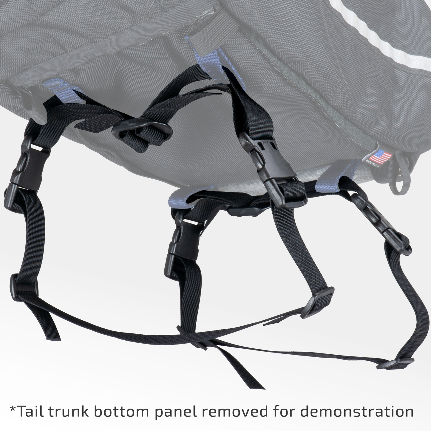 Strap Mount Tail Trunk Quick Release Buckle Straps