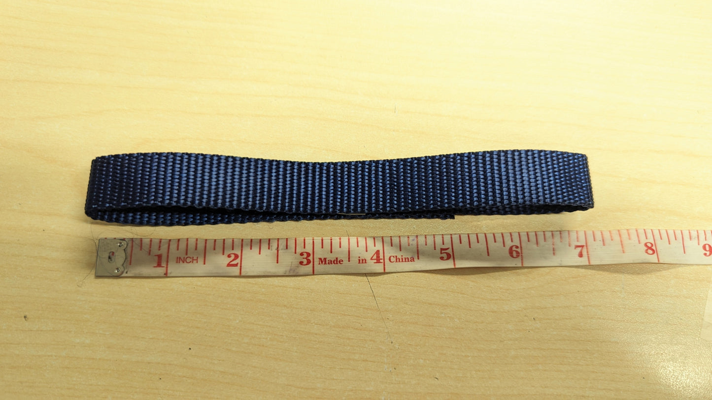 Close-up of Chase Harper durable webbing loop straps