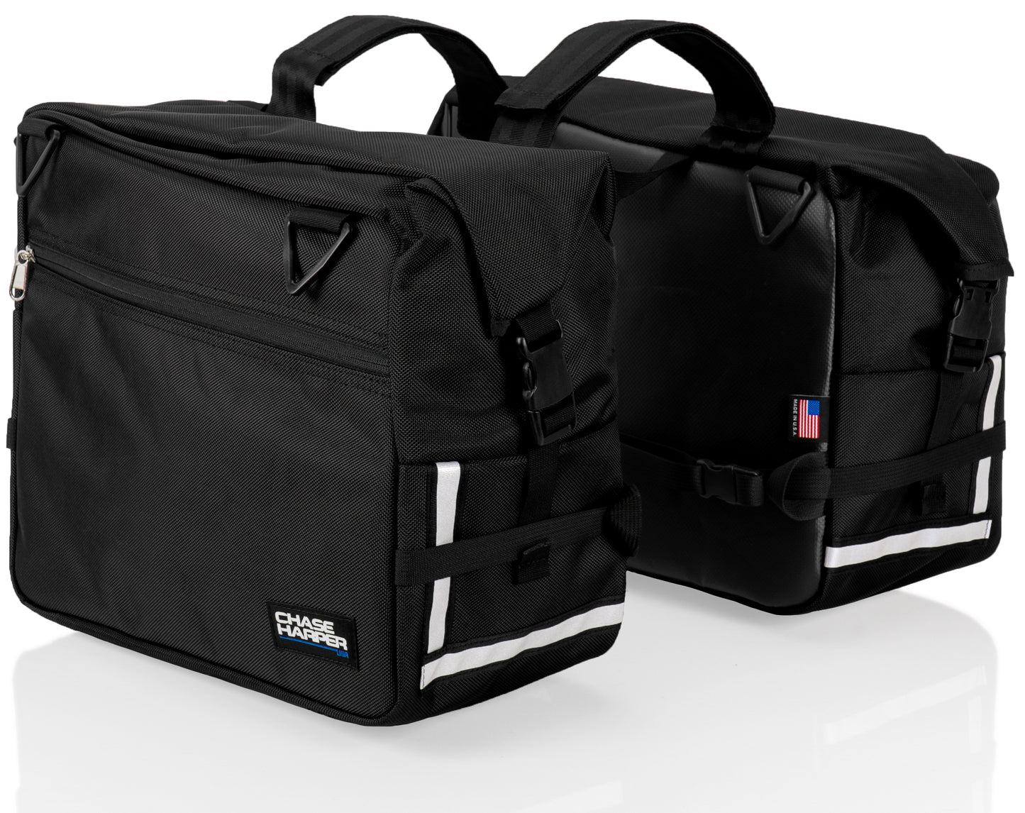 Chase Harper USA 3850 Roll-Top Saddle Bags - 2020 Model