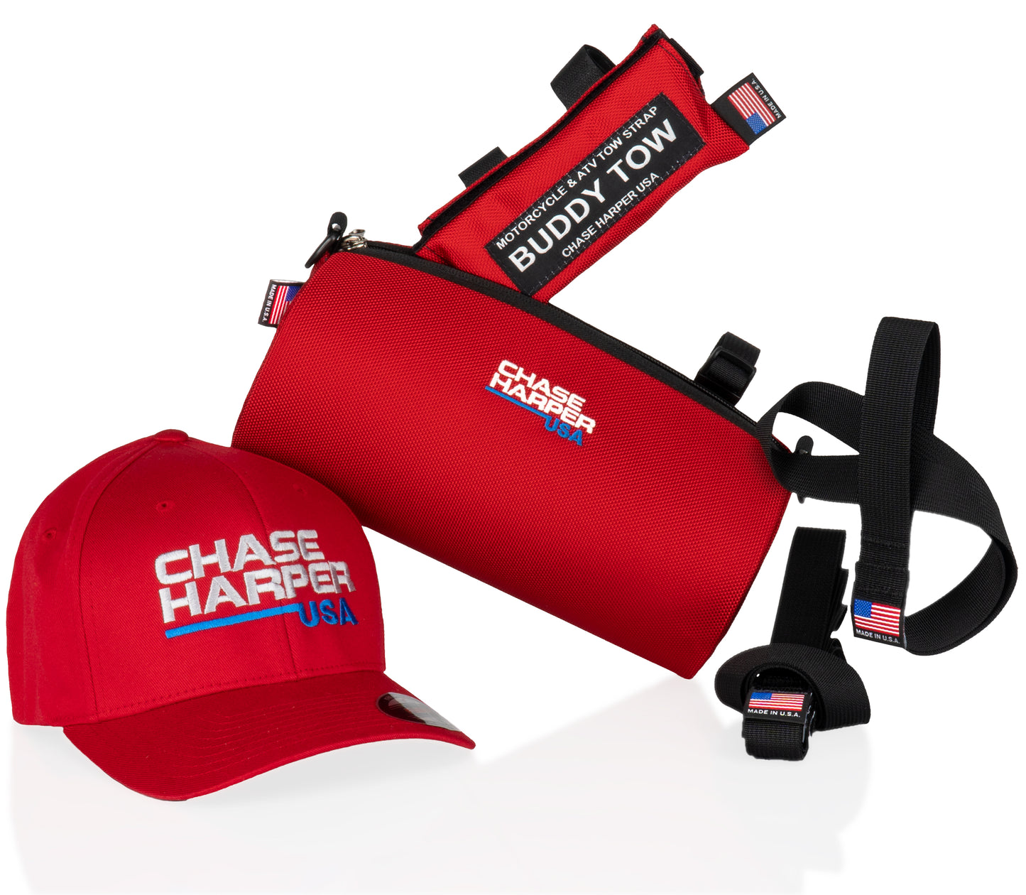 Chase Harper USA Motorcycle Enthusiast Starter Bundle with gear