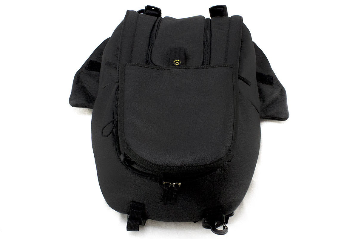 CHHG29 Harlot Gas-Pack Black Leather Tankbag