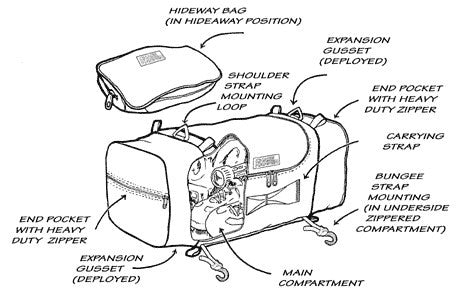 4250BCNW Deluxe Hideaway Tail Trunk