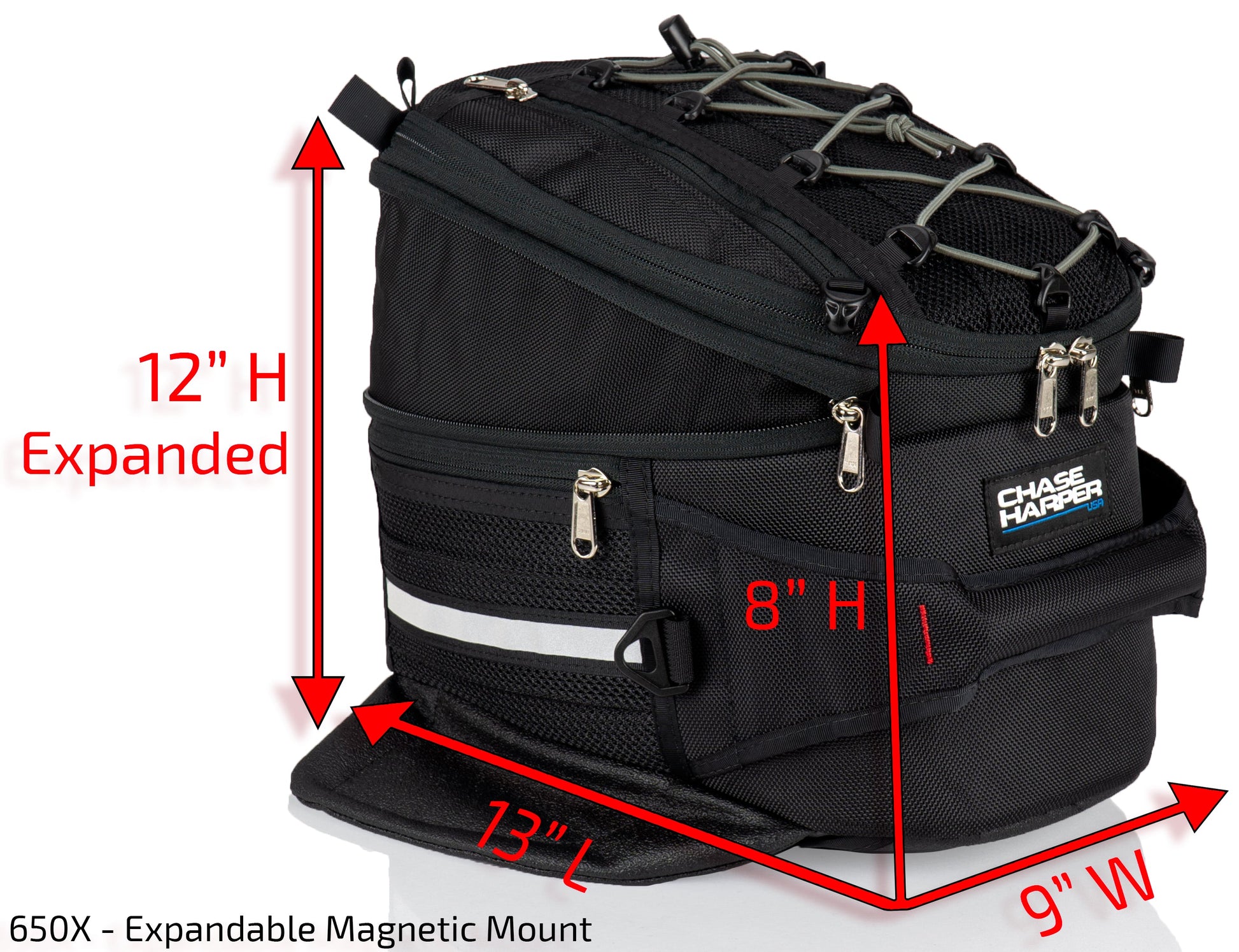 650X Tank Bag showing backpack conversion feature