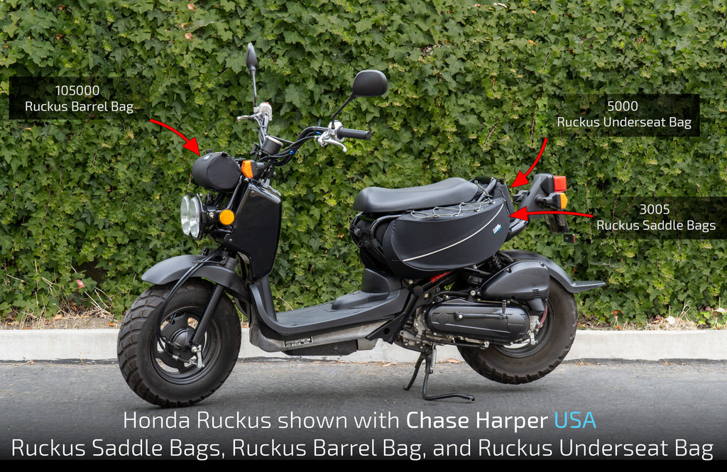 3005BC Honda Ruckus Saddle Bags - Chase Harper USA